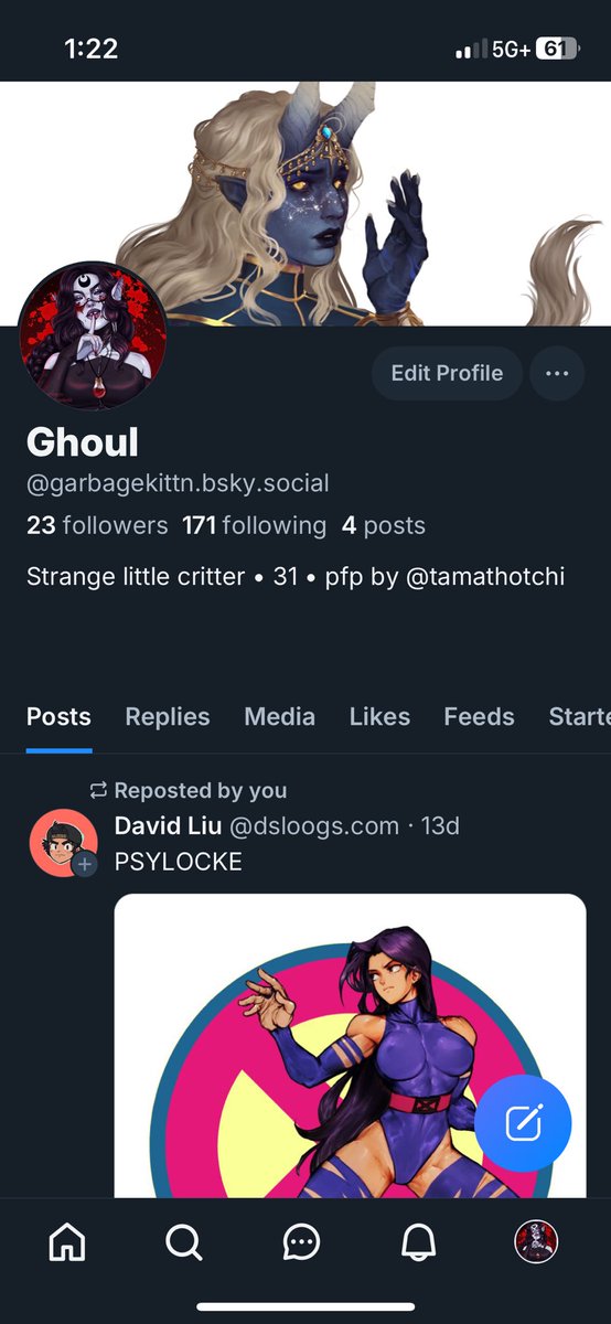 GarbageKittn's tweet photo. Gentle reminder that I’m here too 🦋 https://t.co/Zh3FCx4vFq