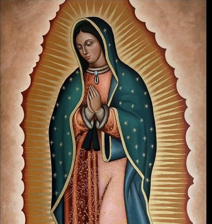 “No me desampares ni de noche ni de día mi Morenita” 

❤️🥰