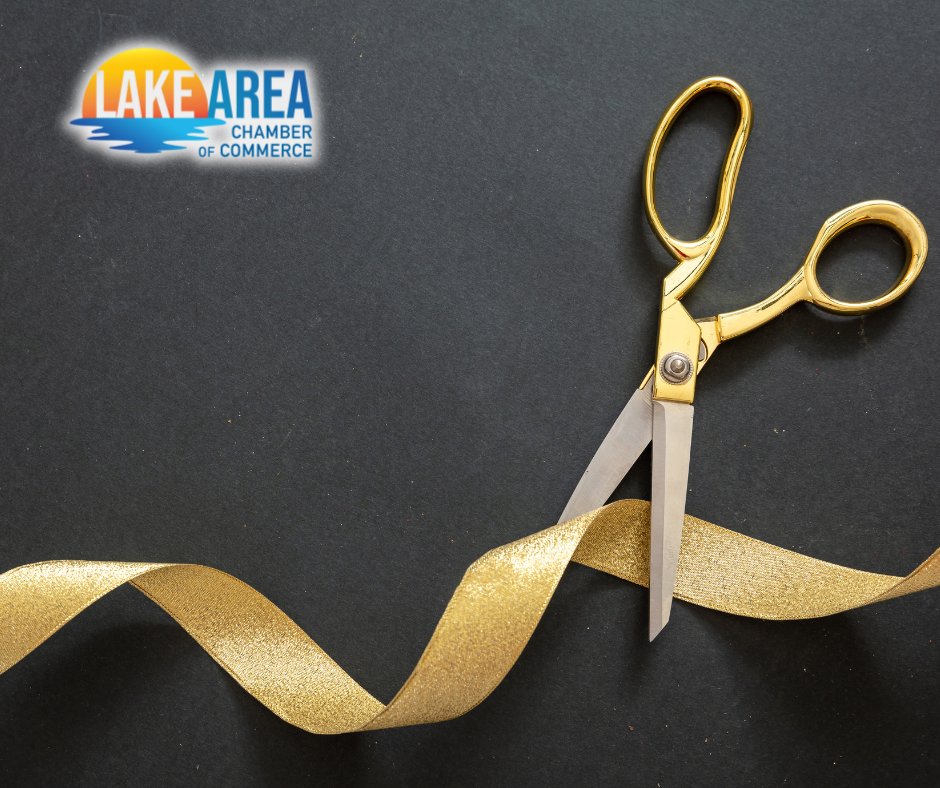 LakeAreaChamber's tweet photo. 🤩New business
🤩Expanding business
🤩New ownership
🤩Milestone celebration
There are many reasons to host a ribbon cutting. Let the Lake Area Chamber help you celebrate and spread the news with a ribbon cutting ceremony! https://t.co/1EIHU2vt7D