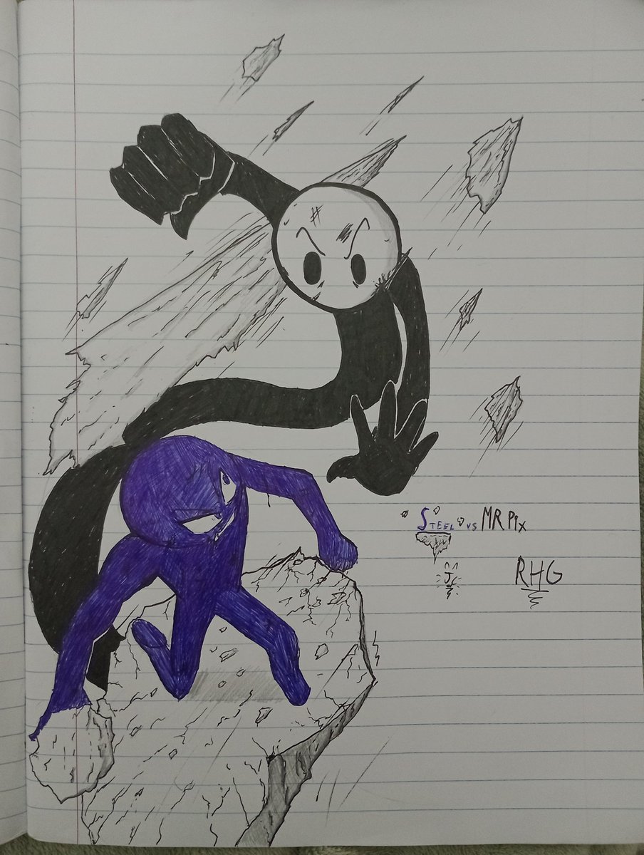 JCNantesss's tweet photo. Steel vs Mr.Pix
#RHG #Stickman #Stickmanart #Hyunsdojo #Fanart https://t.co/2zBI1zTKAI