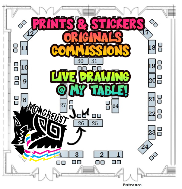 Getting packed up for PAWcon!!! I'll be at table 26 this weekend.   I got some watercolors prepped to do live drawing at my table :)
#furry #art #furryart