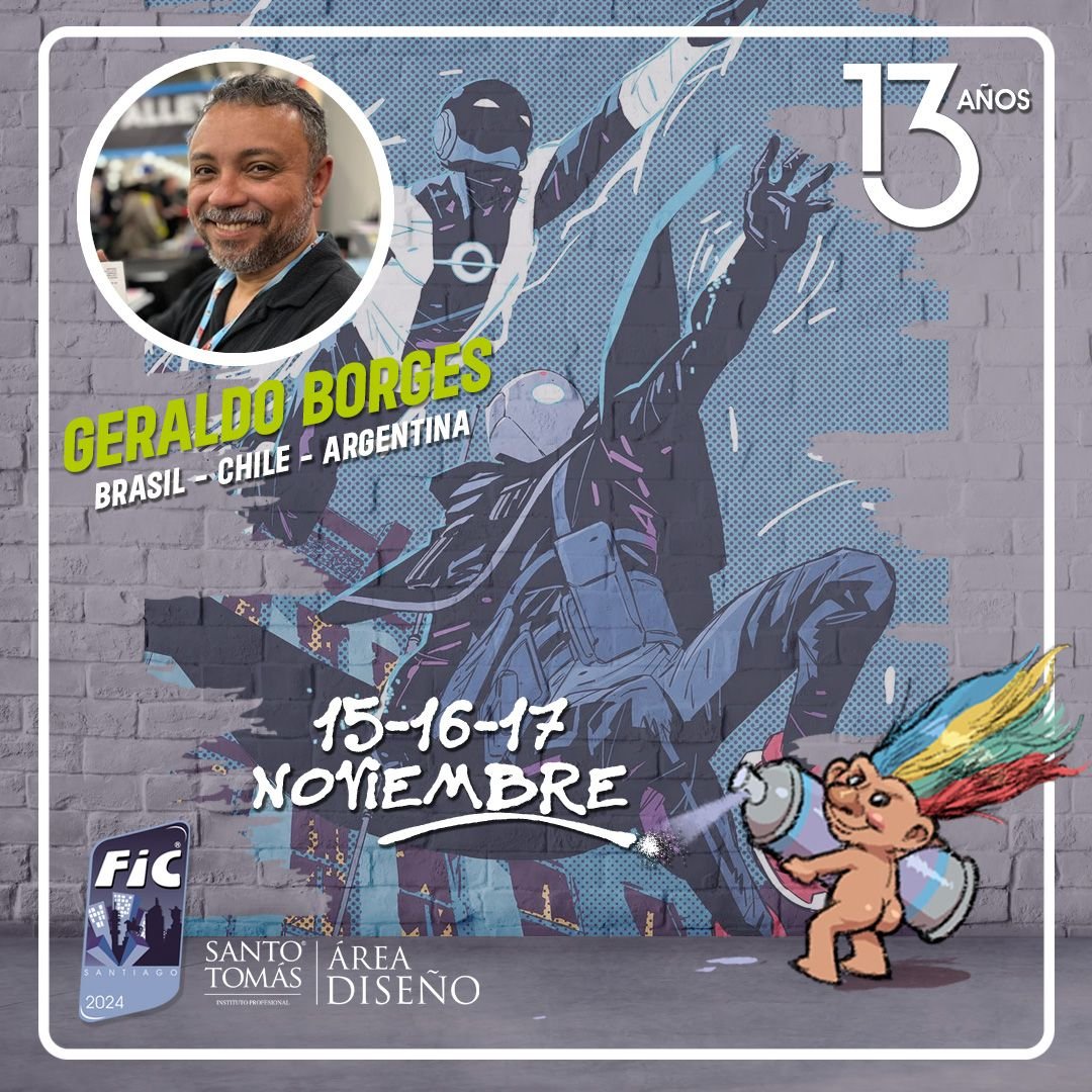geraldohsborges's tweet image. De vuelta al evento más importante de la historieta de Chile: @FICSantiago
Nos vemos pronto, amigos!!!