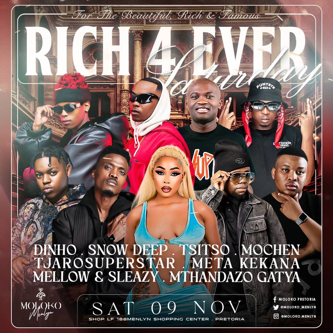 Ladies and Gentleman The Weekend 🔥🔥
<a href="/Moloko_Menlyn/">Moloko Menlyn</a> we rocking 🤙🏾🤙🏾