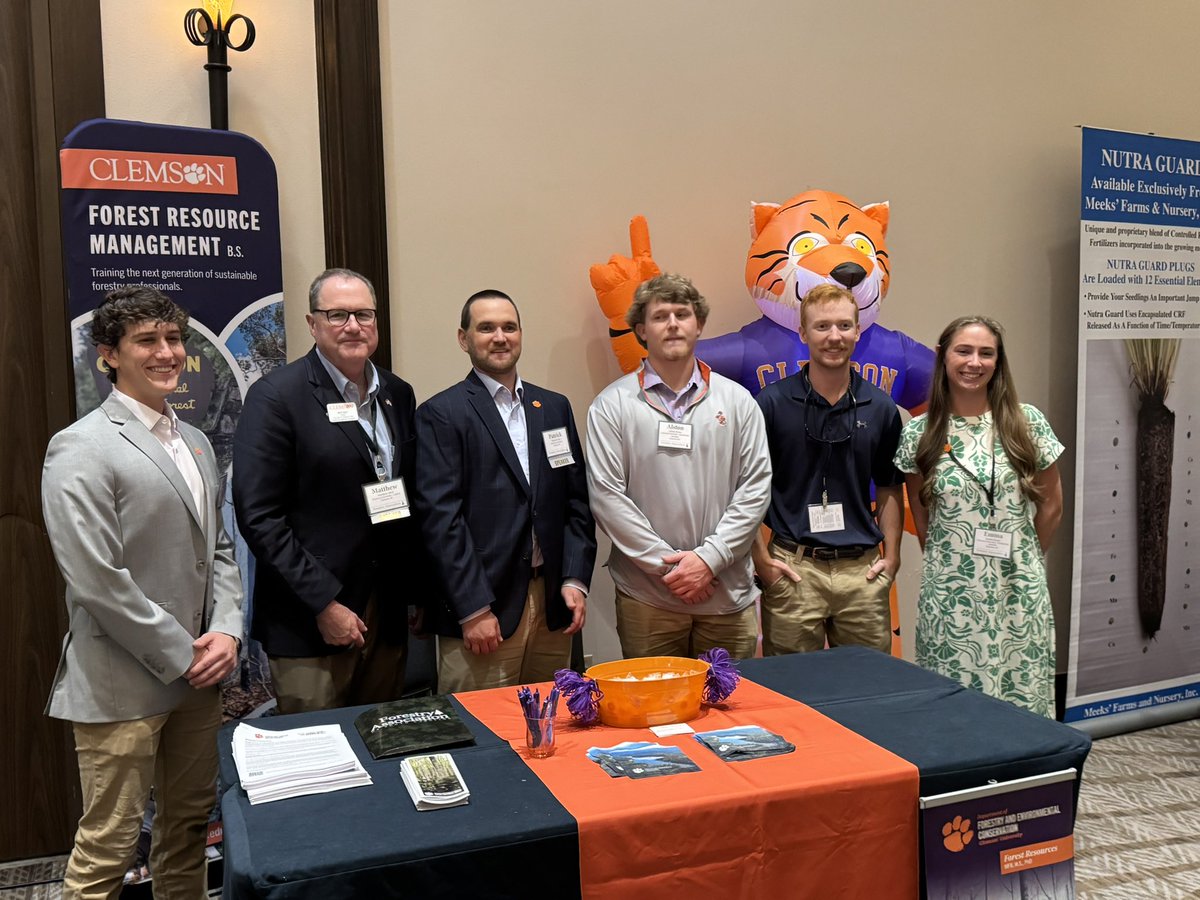 We attended the <a href="/SCForestryAssoc/">SC Forestry Assoc</a> today.  Great to celebrate our students who won scholarships.