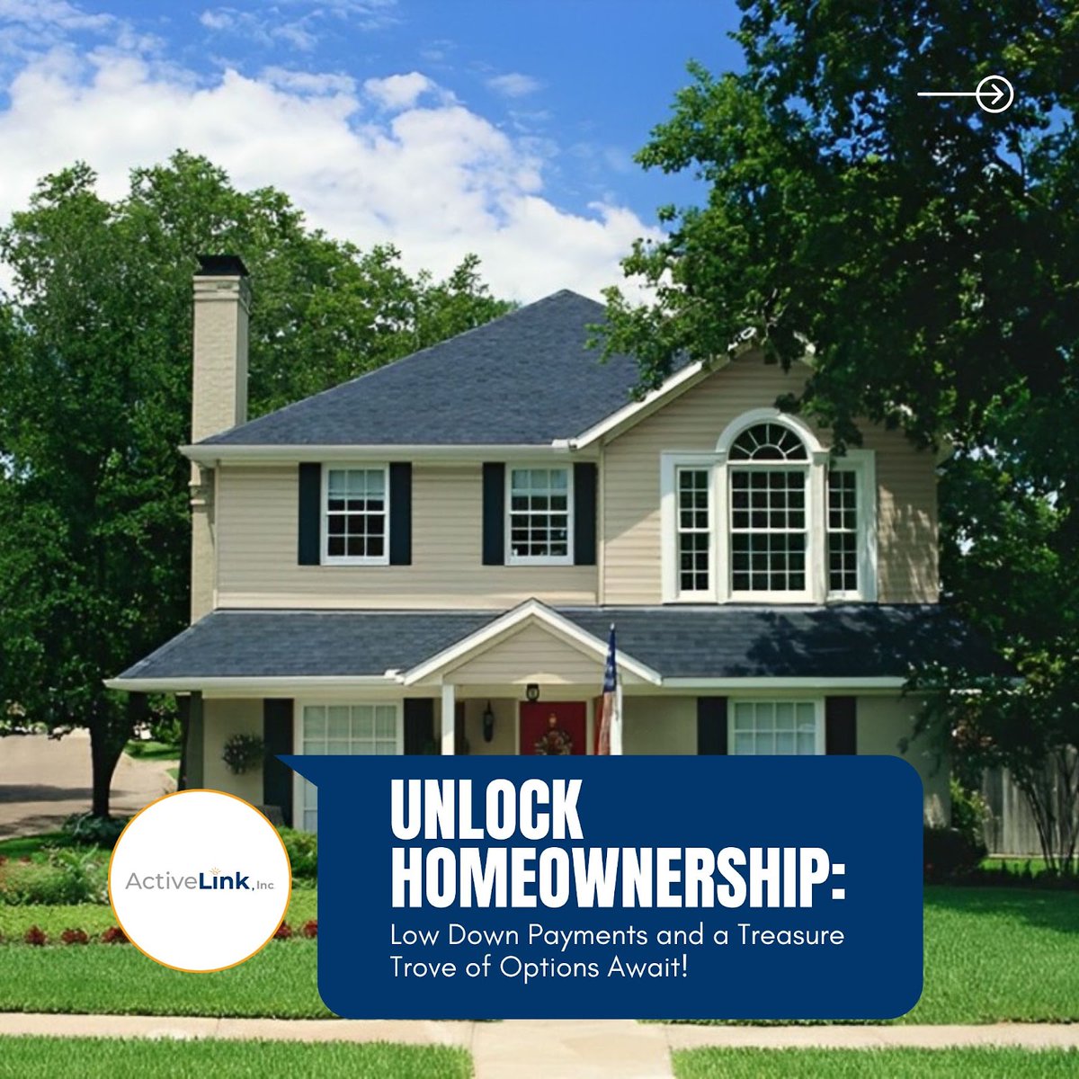 ActiveLinkInc's tweet image. Not ready for a hefty down payment? No problem! With options like FHA, VA, USDA loans, and more, you can step into homeownership without draining your savings. Let Active Link, Inc.🏡🔓
--
🌐 activelinkmortgage.com
.
#LowDownPayment #HomeBuyingOptions #FHALoan #VALoan #USDALoan