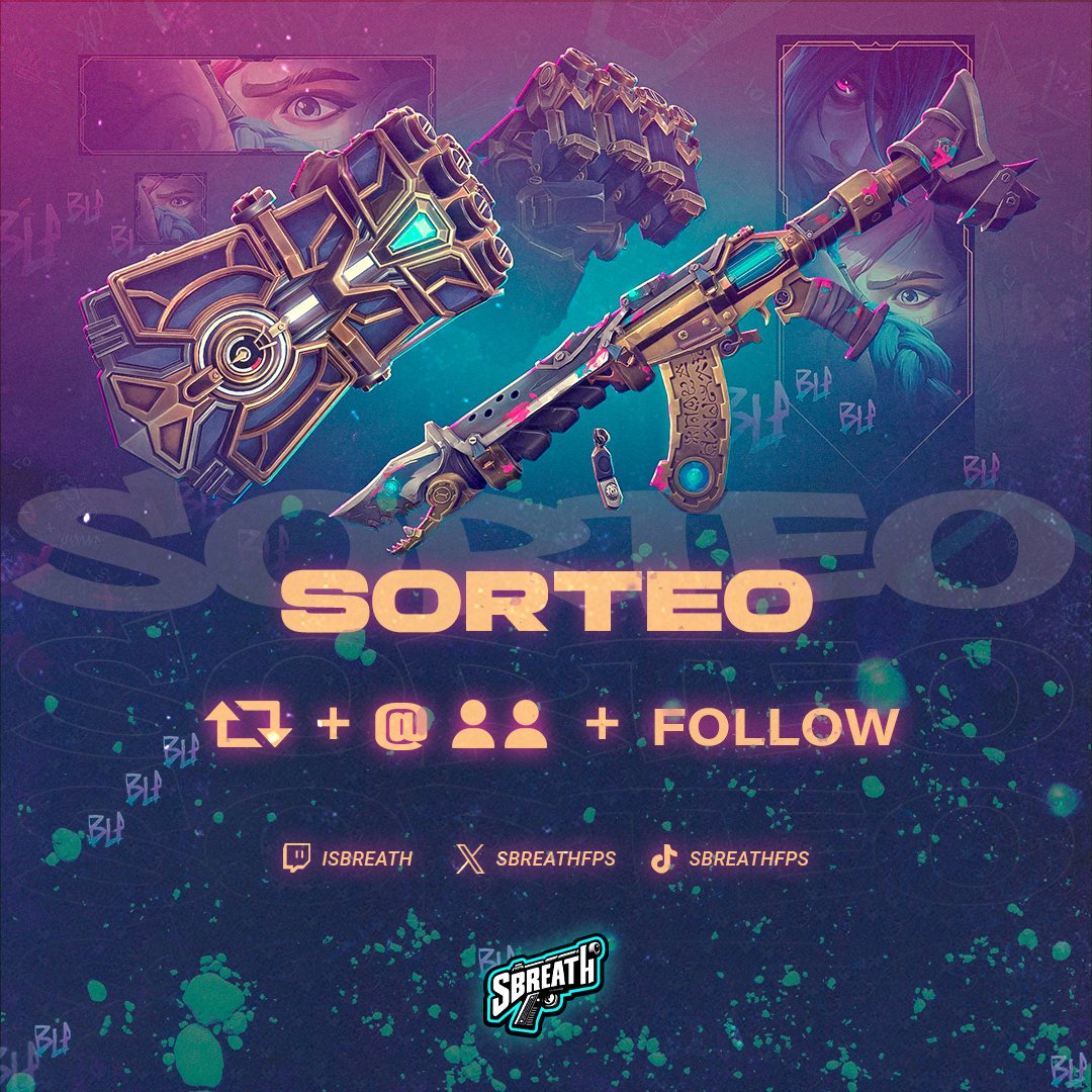🚀 SORTEO x2 PACKS 'ARCANE 2.0' 🚀

Paso a seguir:
✅Retweet+Like
✅Follow <a href="/znbuteam/">Zanbu Team</a> y @Sbreathfps 
✅Mencionar 2 amigos

Termina el lunes 18 de noviembre⏰y los ganadores se daran por mi canal de twitch Twitch.tv/iSbreath

Mucha suerte! 🐈‍⬛🍀