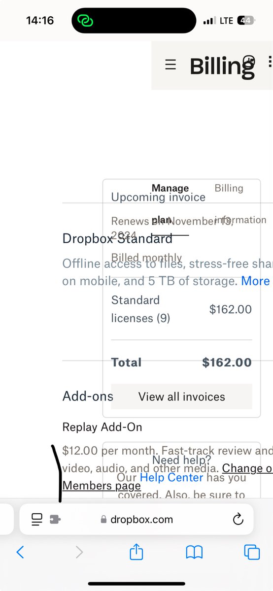 QuinnyPig's tweet photo. Apparently one of the victims of the Dropbox layoffs is whoever was handling responsive design. https://t.co/IE9GsrrXBS