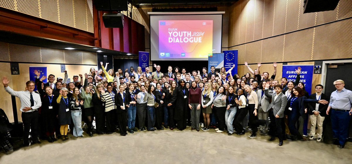 🇪🇺🇬🇧 #YouthDialogue2024
✨What an inspiring day! 150 young people from across the UK and EU came together to share their ideas on building a stronger future. 
👏Huge thanks to all participants and we look forward to next year’s Youth Dialogue!