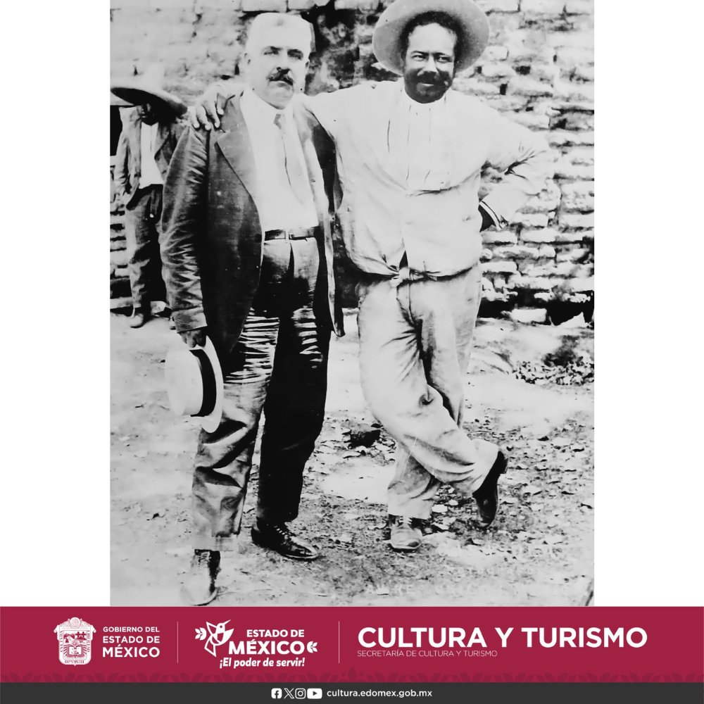MAHedomex's tweet photo. Nuevo mes, ¡nueva pieza del mes! En el marco del 114 aniversario de la Revolución Mexicana. 📸

Fotografía de Abraham González Casavantes y José Doroteo Arango Arámbula, mejor conocido como Francisco Villa. 

Conoce esta fotografía en la sala 1 del museo. ¡Te esperamos! 🤓 https://t.co/5LBbXIjZSD