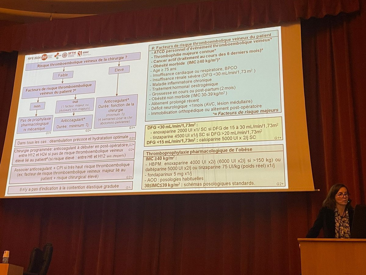 GIHP (@gihp_official) on Twitter photo #JLAR2024, session de la <a href="/SFAR_ORG/">SFAR Anesthésie Réanimation</a>, présentation des RFE thromboprophylaxie coordonnées par le GIHP par <a href="/GodierAnne/">Anne Godier</a>. Une vision multicolore de la prévention périopératoire du risque thromboembolique veineux.
<a href="/DelGarrigue/">delphine Garrigue</a> <a href="/RangueilAR/">Fanny Vardon</a> <a href="/SFTHemostase/">SFTH</a> #JLAR2024, session de la <a href="/SFAR_ORG/">SFAR Anesthésie Réanimation</a>, présentation des RFE thromboprophylaxie coordonnées par le GIHP par <a href="/GodierAnne/">Anne Godier</a>. Une vision multicolore de la prévention périopératoire du risque thromboembolique veineux.
<a href="/DelGarrigue/">delphine Garrigue</a> <a href="/RangueilAR/">Fanny Vardon</a> <a href="/SFTHemostase/">SFTH</a>