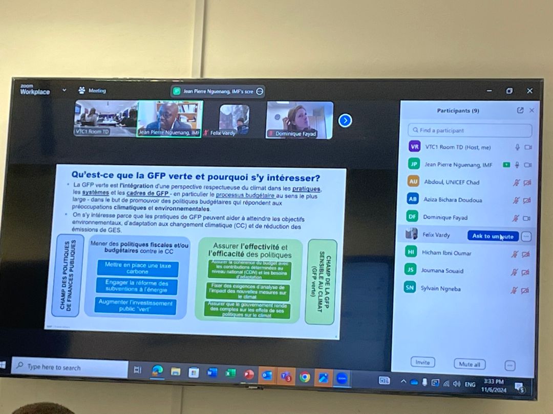 UKinChad's tweet photo. L'Expo sur la finance climatique au #Tchad s'est clôturée par un panel de haut niveau, co-organisé par le @PNUD_Tchad et le FMI  sur le financement public et la budgétisation sensible au climat, ainsi que sur le financement local de l'adaptation au changement climatique. https://t.co/sMA4hwGcl7