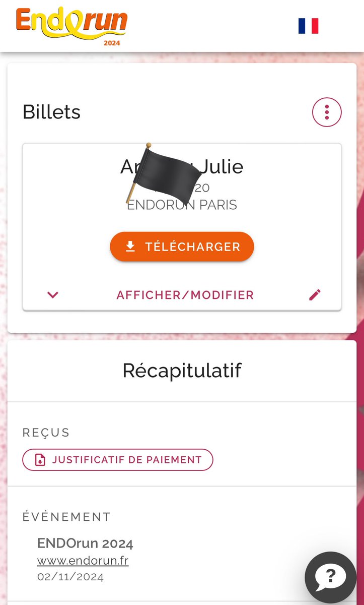 julieandrieu09's tweet photo. Nous sommes officiellement inscrites à l’#endorun le 17 Novembre à Paris avec @Auuudea 😍🎗️ 
@ENDOmindFrance https://t.co/I69onOed74