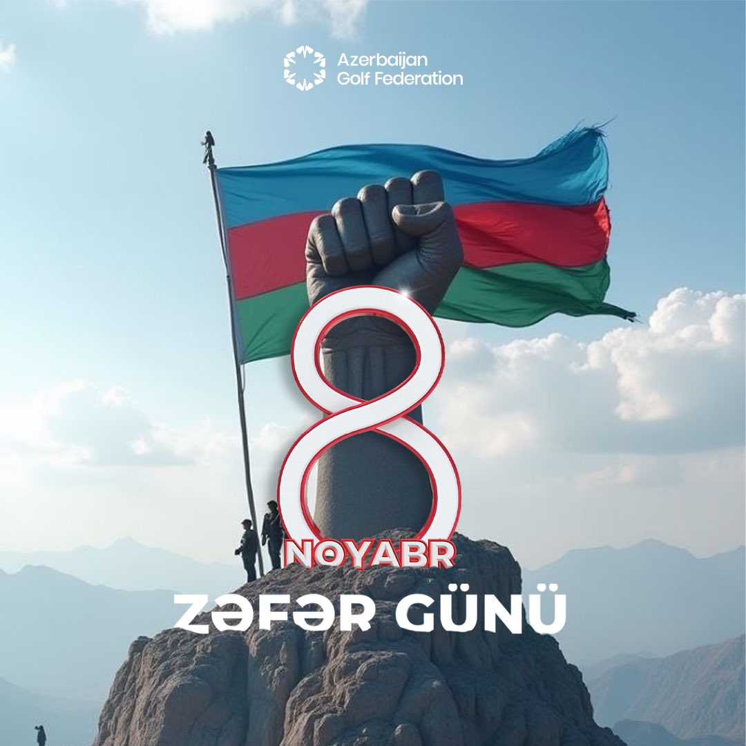 Zəfər Bayramı - Azərbaycan xalqının qürur mənbəyidir.
Azərbaycan xalqı qalib Prezidenti və müzəffər Ordusu ilə fəxr edir! 

Zəfər səninlədir, Azərbaycan!

#ZəfərGünü #QalibAzərbaycan  #QalibLiderQalibXalq #Azərbaycan🇦🇿