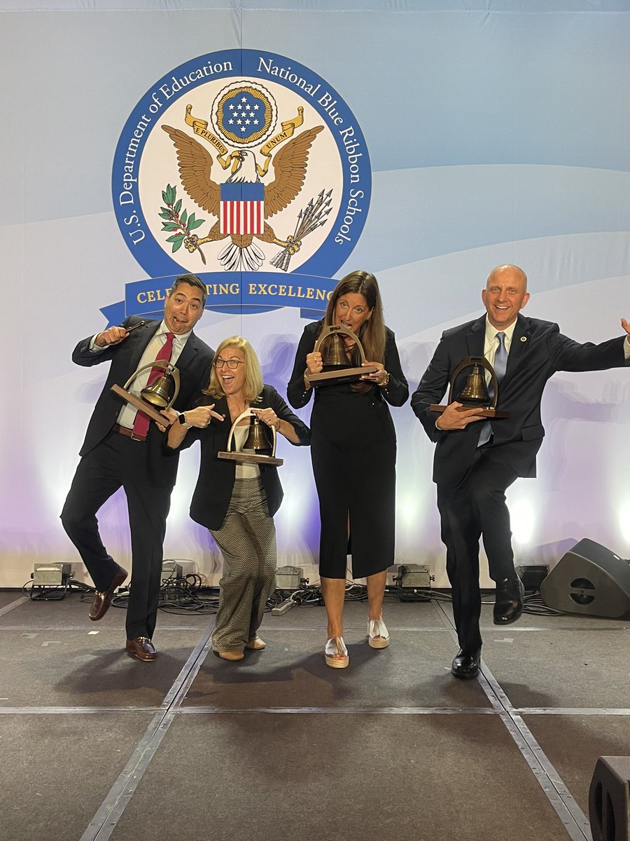 Just me and a couple of my fellow Terrell Bell award winners living our best life #nbrs2024 #naesp #clas