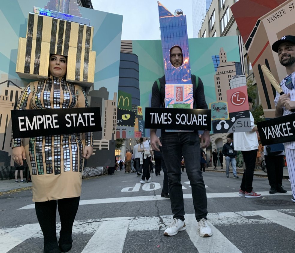 Only in NYC! 🎉✨ 

These iconic landmark costumes at the 2024 Village Halloween Parade capture the city’s unique spirit and resilience. 

From the Empire State to Times Square and Yankee Stadium, #NYC stands tall and proud! 🗽❤️ 

#NYCHalloween #VillageHalloweenParade #OnlyInNYC