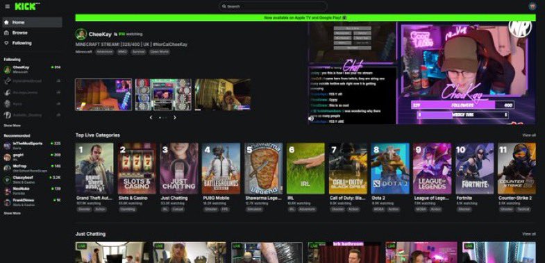 Hey fam! 

Just wanted to let y’all know our very own <a href="/ItsCheeKayy/">North CheeKay 北</a> was chosen for Kick Picks and is on the front page of <a href="/KickStreaming/">KICK</a> 😨

MAKE SURE TO GO CONGRATULATE HIM AND TUNE IN!! 

Kick.com/CheeKay