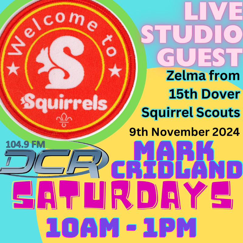 radio_mark's tweet photo. Tomorrow my studio #guest will be Zelma from our local #SquirrelScout Drey (part of @DoverScouts) to find out what they get up to and how both you and your #kids can get involved with the #fun!
Listen live on @DoverCR 104.9FM
10am - 1pm Saturday 9th November 2024