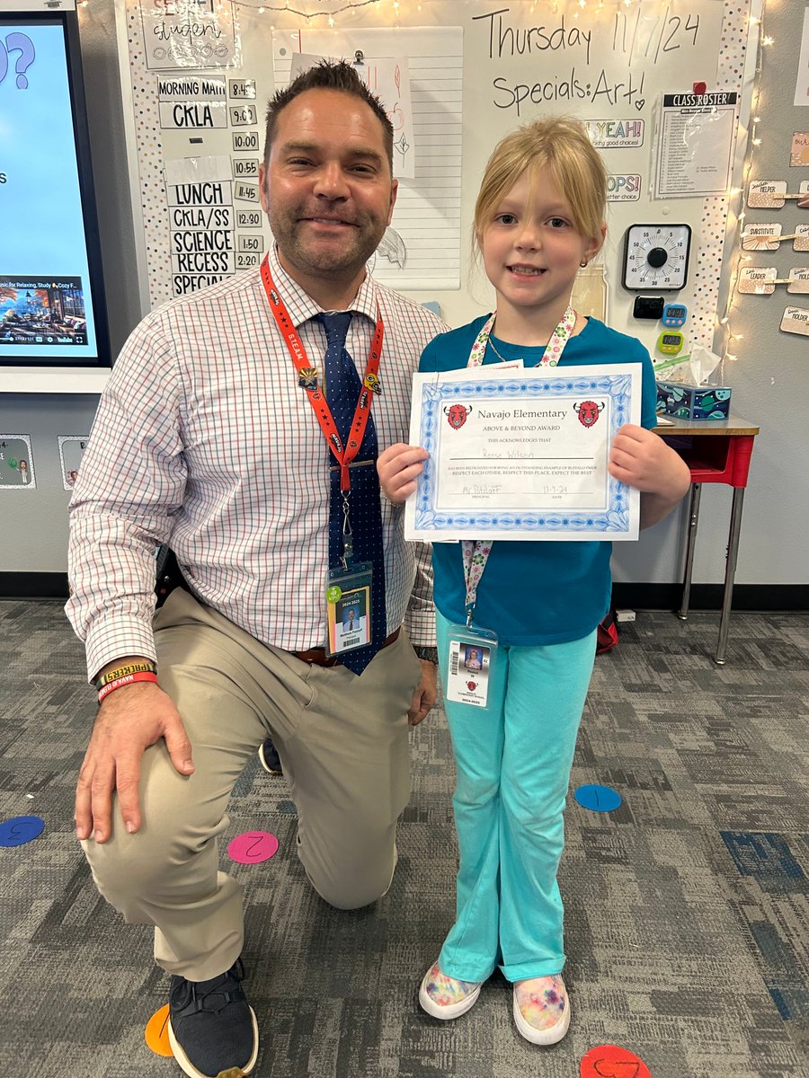 Way to go Reese on earning an Above &amp; Beyond Award! #CharacterCounts #BeKinds