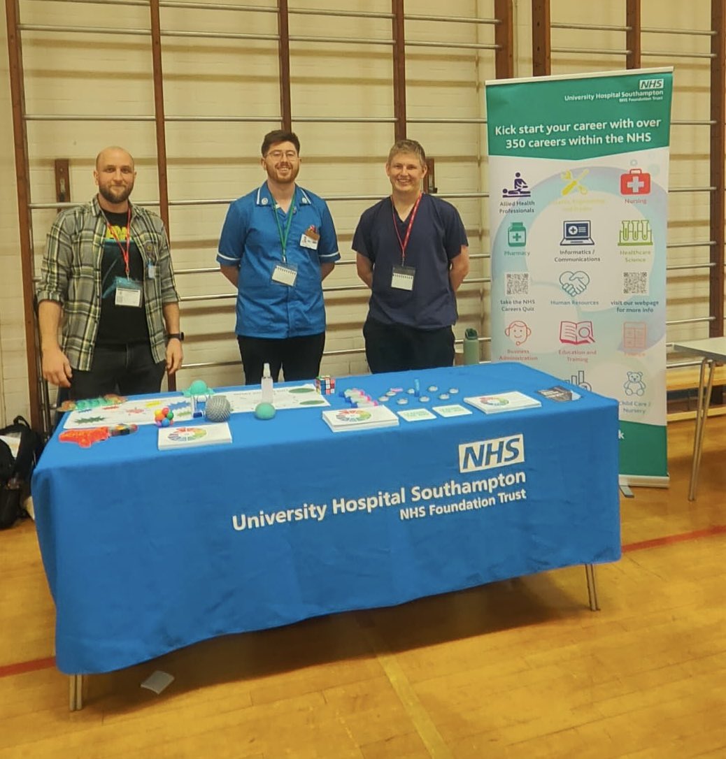 Widening Participation at UHS (@uhs_wp) on Twitter photo Great to be joined by colleagues from <a href="/UHSHCSAHP/">UHS Healthcare Sci & Allied Health Professional Ed</a> today at a careers fair for a local secondary school. Great to be joined by colleagues from <a href="/UHSHCSAHP/">UHS Healthcare Sci & Allied Health Professional Ed</a> today at a careers fair for a local secondary school.