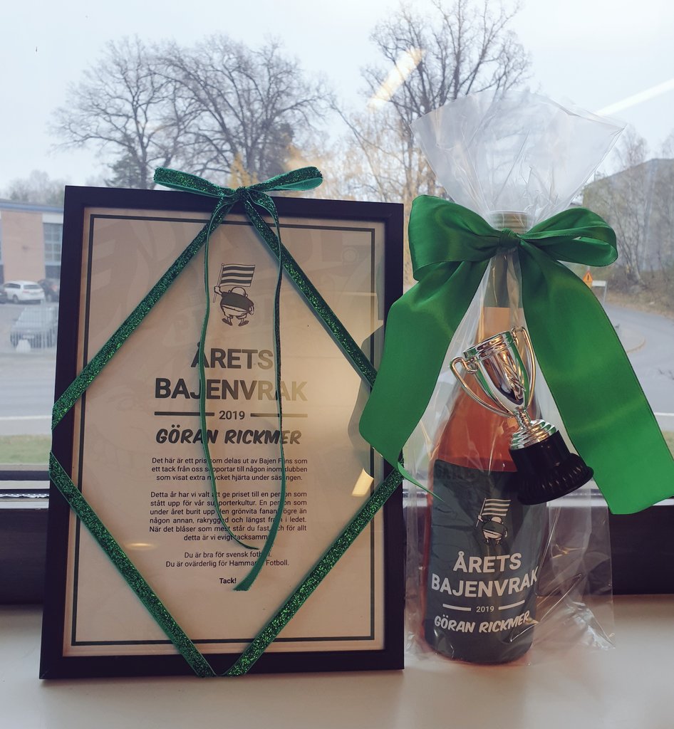 Ett fint minne dök upp i telefonen. 💚

Fortfarande bra för svensk fotboll.
Fortfarande ovärderlig för Hammarby fotboll. 👊 <a href="/ByRickmer/">Göran Rickmer</a>