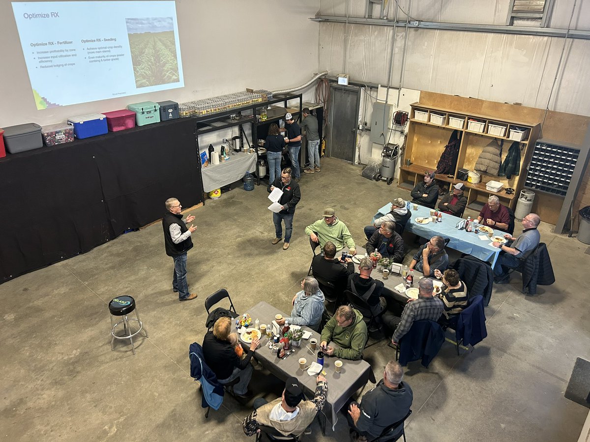 NolanElford's tweet image. What a way to start the 2024 / 2025 Core Ag Bi-Weekly Brunch’s.  

Big thank-you to all the customers who dropped in and Decisive Farming for presenting.