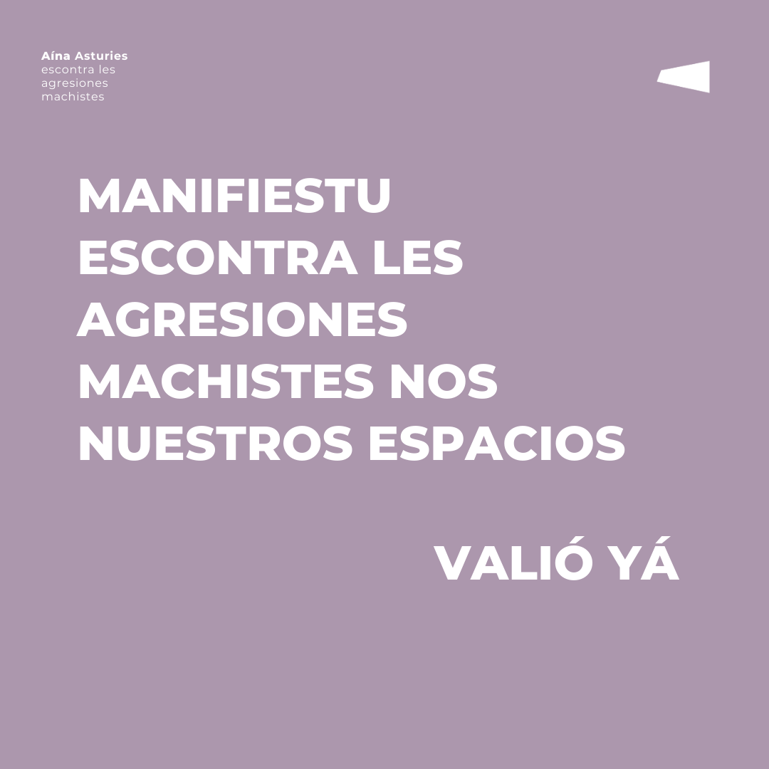 ainaasturies's tweet photo. Les compañeres de la Estaya de Feminismu y Derechos Sociales d'Aína damos un pasu alantre escontra les agresiones machistes. https://t.co/LNGAiKxlvJ