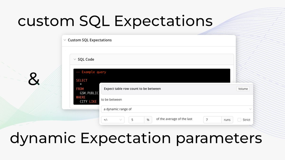 Check out the new custom SQL and dynamic parameter features for Expectations in GX Cloud, and build a #dataquality testing process that’s informative and actionable 👉 hubs.li/Q02XpYS80