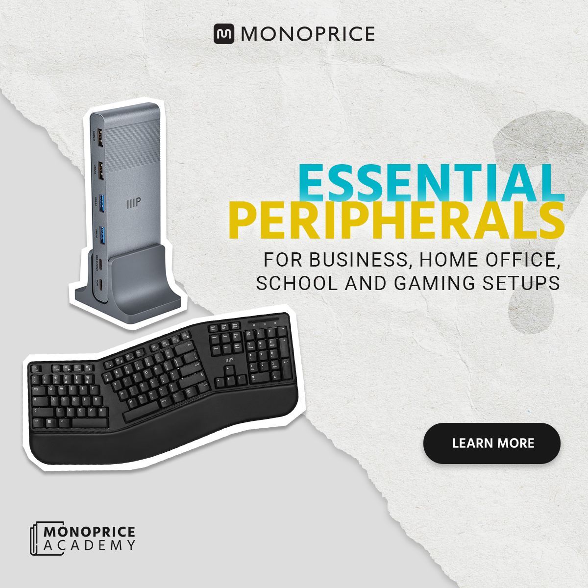 monoprice's tweet image. One setup doesn’t fit all! Whether it&apos;s Business, Home Office, School, or Gaming, we’ve got the essentials to make it work ✨

💼 Productivity gear
🏠 Ergonomic tools
📚 Compact keyboards
🎮 RGB &amp;amp; surround sound

Learn more: buff.ly/48BY0Ww 🎓

#SetupEssentials #Monoprice