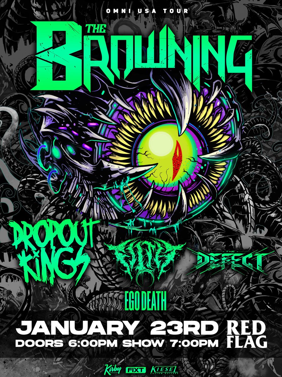 St. Louis, MO. Red Flag. 1.23.25

Opening for <a href="/thebrowningband/">The Browning</a> <a href="/DropoutKingsAZ/">DROPOUT KINGS</a> <a href="/NcFilth/">Filth</a> &amp; <a href="/thedefectmusic/">THE DEFECT</a> 

Tickets are on sale now.  DM us for pre-sales.
