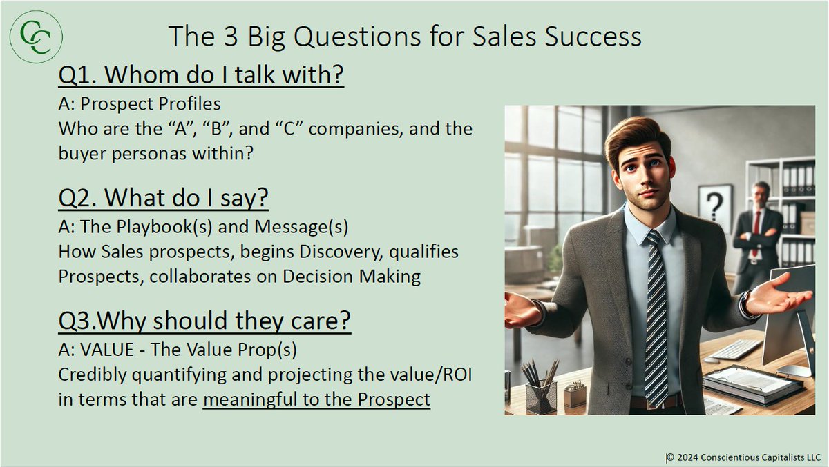 Free Strategic Sales Training - Module 1 tonight  #b2b #salescoaching youtu.be/iw8yWTts_p8?si… via <a href="/YouTube/">YouTube</a> 
Tonight at 6pmET. Module 1 of my free Strategic Selling Course. 
Answering The 3 Big Questions for Sales Success!
Join us!

#b2b #edtech #salesleadership #salestraining