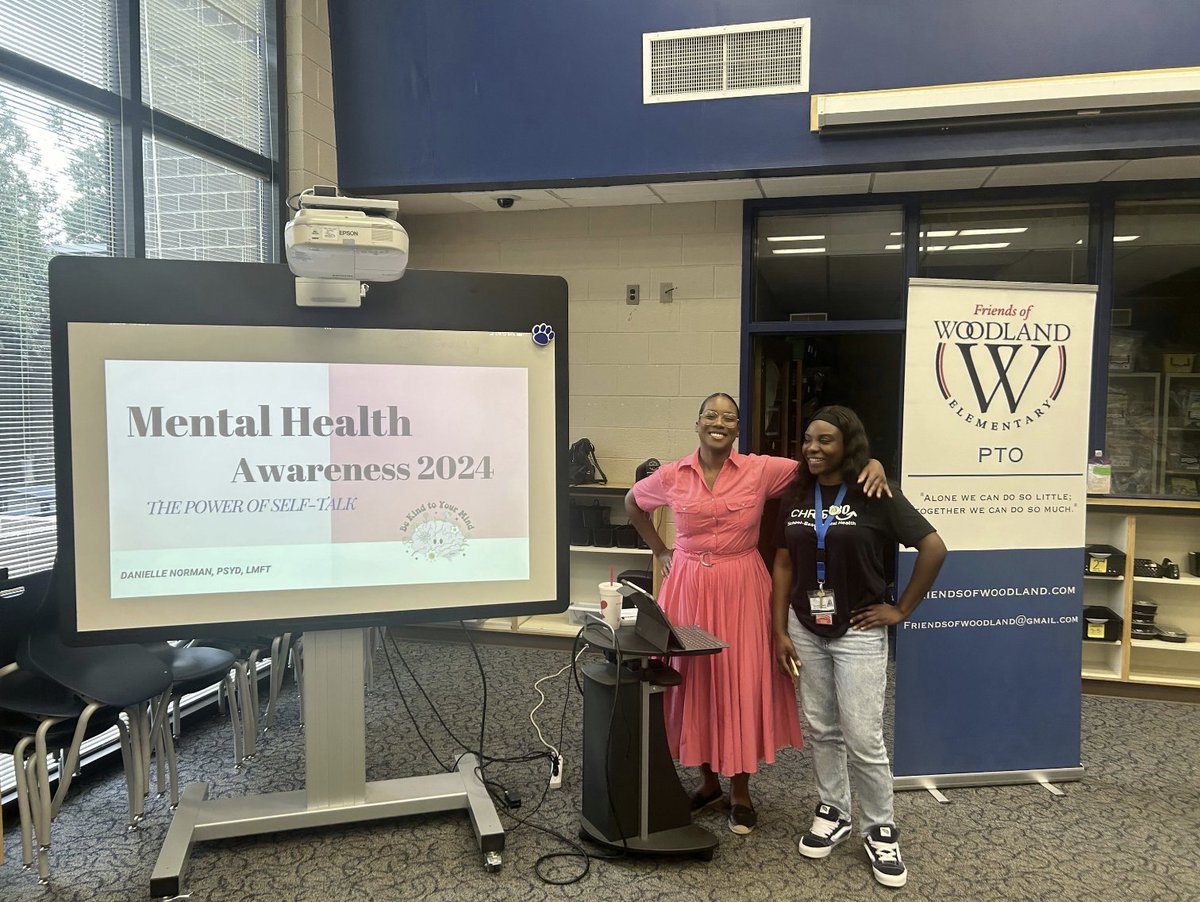 CHRIS180_Change's tweet image. Shoutout to School-Based Mental Health Therapist Breanna Manning, APC, who was the featured presenter at Woodland Elementary School’s Mental Health Awareness Night hosted by their Parent Teacher Organization! @fultoncoschools #schoolbasedmentalhealth #counselingservices