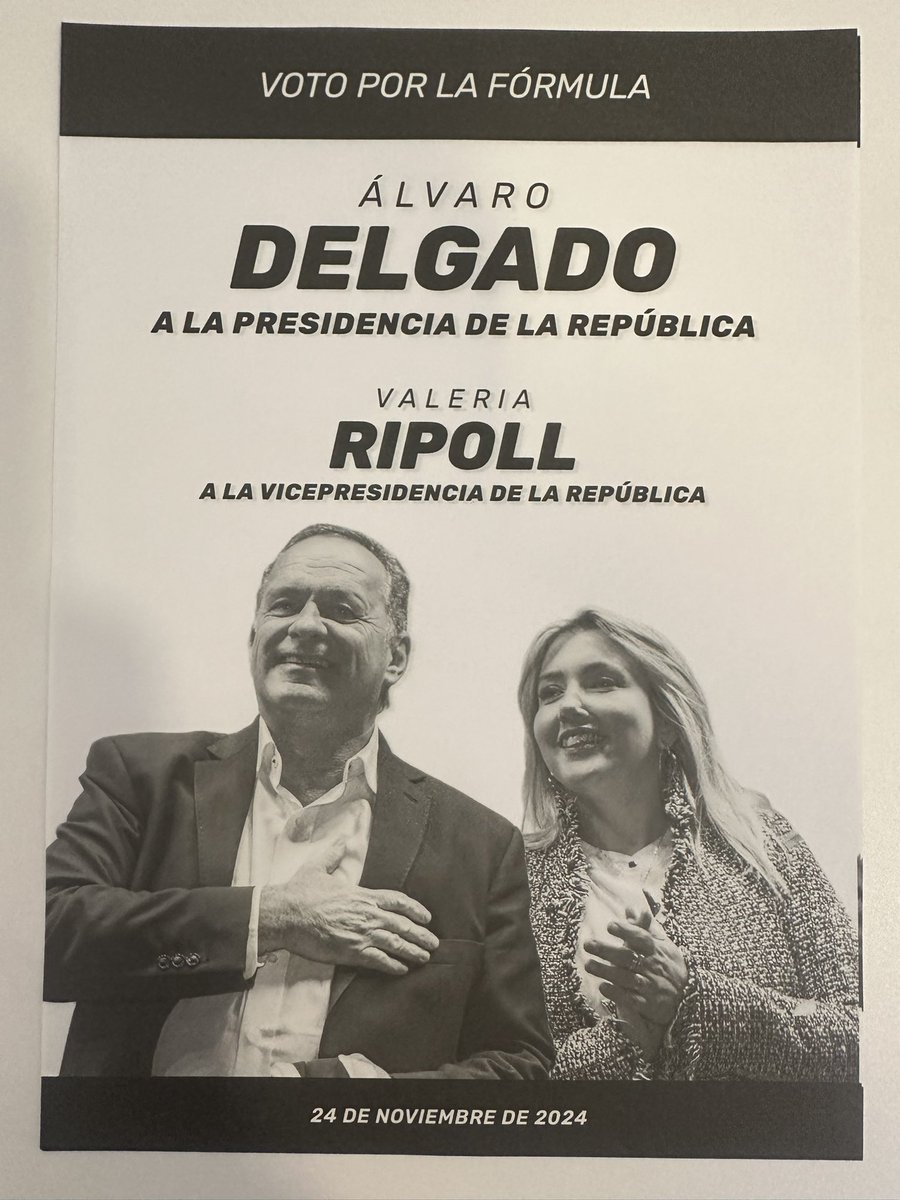 No hay que ser experto en Semiótica para darse cuenta la gran diferencia entre la papeleta Orsi-Cosse y Delgado-Ripoll.

Solamente Yamandú y Carolina nos miran a los ojos haciéndose cargo.

Mirar a los ojos demuestra autoconfianza, seguridad y certidumbres.

Sacá conclusiones ✍️