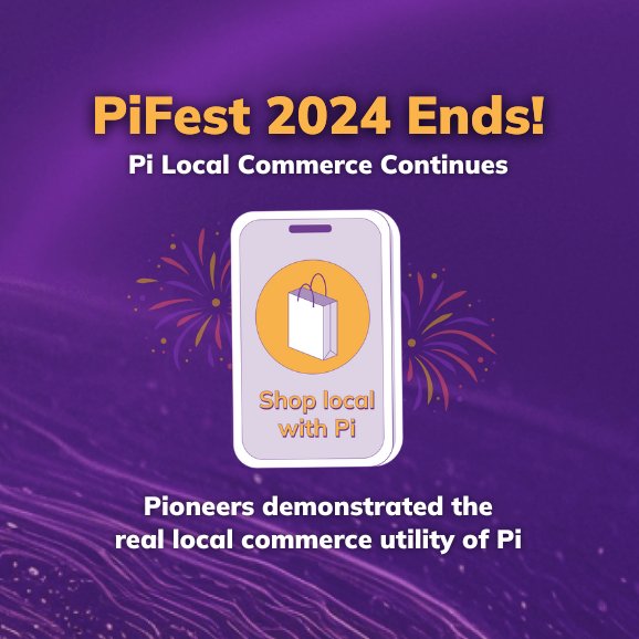 PiFest 2024 has concluded! It was amazing to see the real local commerce utility of Pi demonstrated by Pi merchants and Pioneer shoppers around the world. Over 23,000 active and 24,000 test sellers from 167 countries and regions signed up in the Map of Pi app during the event!
