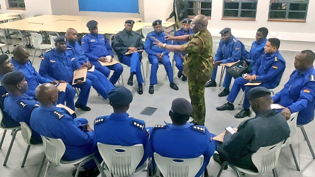 SOWEDKe's tweet photo. We concluded the training of 18 station commanders at @ictnpla. This OCS will work with #SYLOs to roll out youth desks and station youth sounding boards in Kajiado, Nairobi and Kiambu 
@GCERF_ED @stefanomanservi @FCDOGovUK @giz_gmbh @UNDPKenya @EUinKenya @NLinKenya @AusHCKenya https://t.co/7BlZahMEr4
