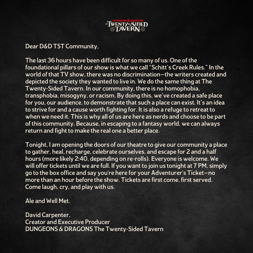 Dungeons & Dragons The Twenty-Sided Tavern (@dndtst) on Twitter photo 
