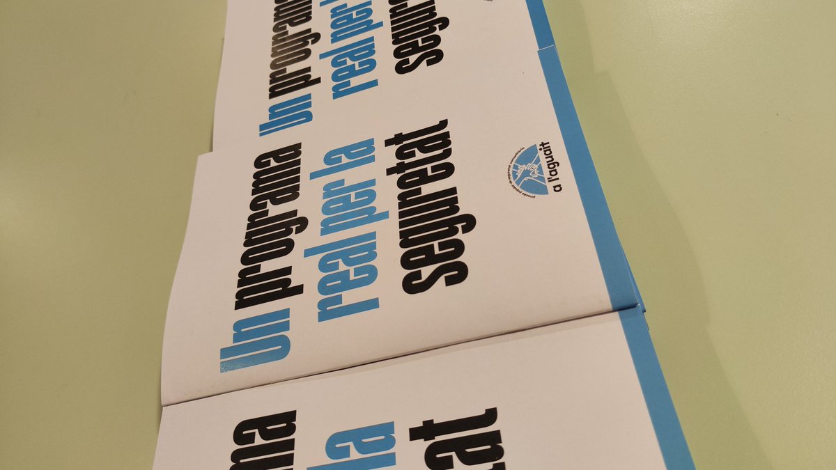 Avui hem presentat un programa per abordar els problemes de manera integral i honesta, una proposta fruit d’un procés d’anàlisi i reflexió de més de dos anys.

Seguretat és un poble organitzat.