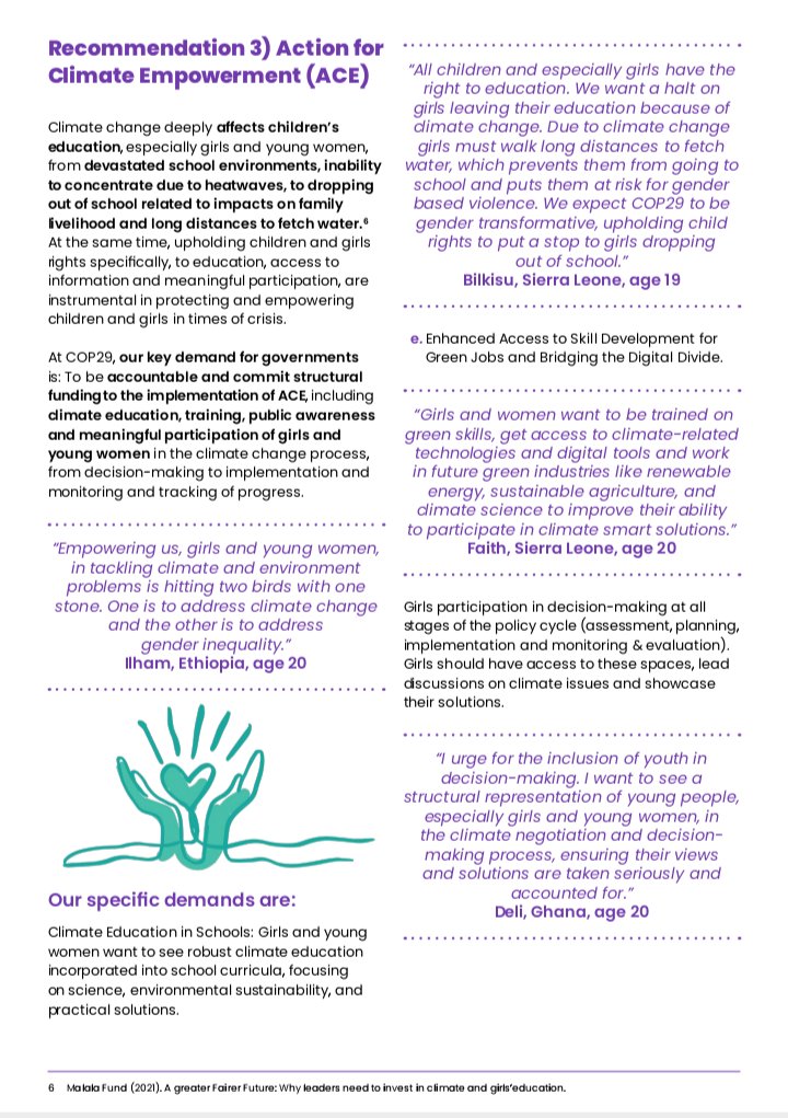 Nab20Margret's tweet photo. Link to the she leads youth declaration https://t.co/UcydOW2eze…
#COP29Azerbaijan
#ClimateCrisis
#ClimateChange
#PlanInternationalNetherlands
#TerresDesHommes
#MEMPROW #SCEI
#FEMNET
#SheLeadsUg
#DCI/ECPAT https://t.co/Aqzp7ofGsa