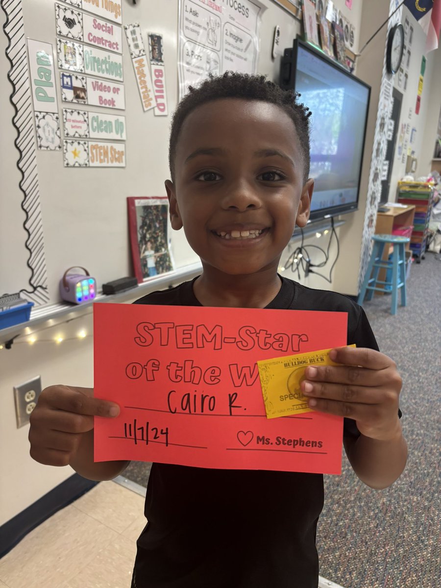 Stephens_STEM's tweet photo. Thursday STEM Stars ⭐️⭐️⭐️ @WakelonES https://t.co/ims5M8JC65