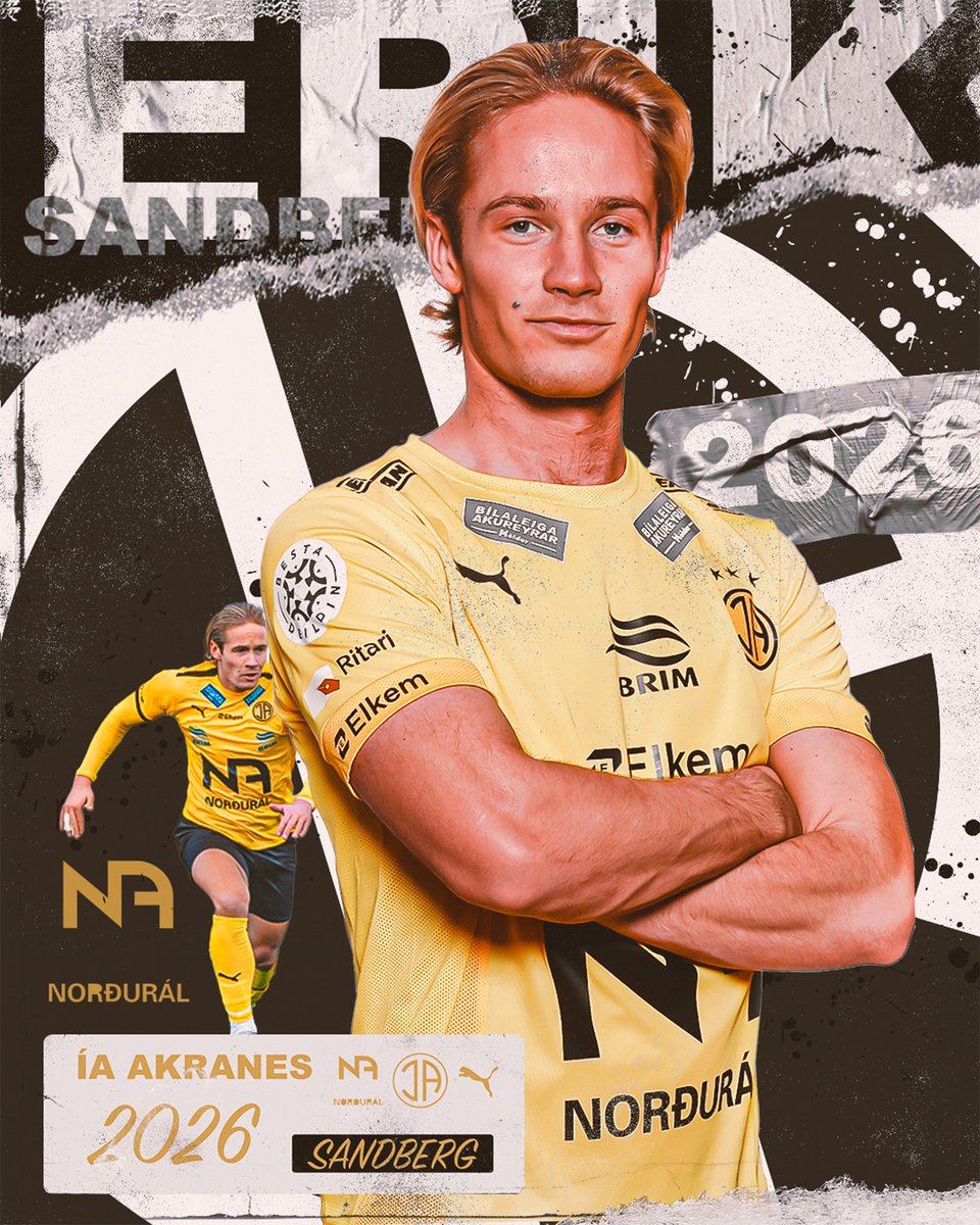Erik leikur með ÍA næstu tvö árin!
Erik Tobias Sandberg hefur skrifað undir endurnýjun á samning við Knattspyrnufélag ÍA sem gildir út leiktíðina 2026.

Erik (2000) er norskur varnarmaður sem er uppalinn hjá Lillestrøm og kom til félagsins fyrir yfirstaðið leiktímabil. Hann hefur