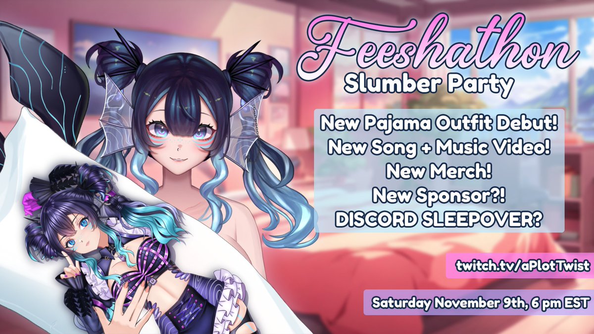 I... I've never done anything like this before...
Uncapped... Unleashed...

Our first ever FEESHATHON + Slumber Party starts on Saturday!

♡ November 9th, 6 pm EST ♡
More info below
⬇️⬇️⬇️