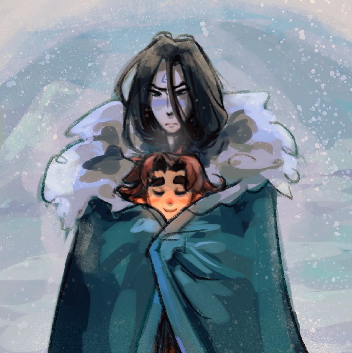 Itzitxou's tweet photo. It's not really that warm in there but it's still cozy 🩵🐹❄️
#moshang #svsss https://t.co/4r446XXByd