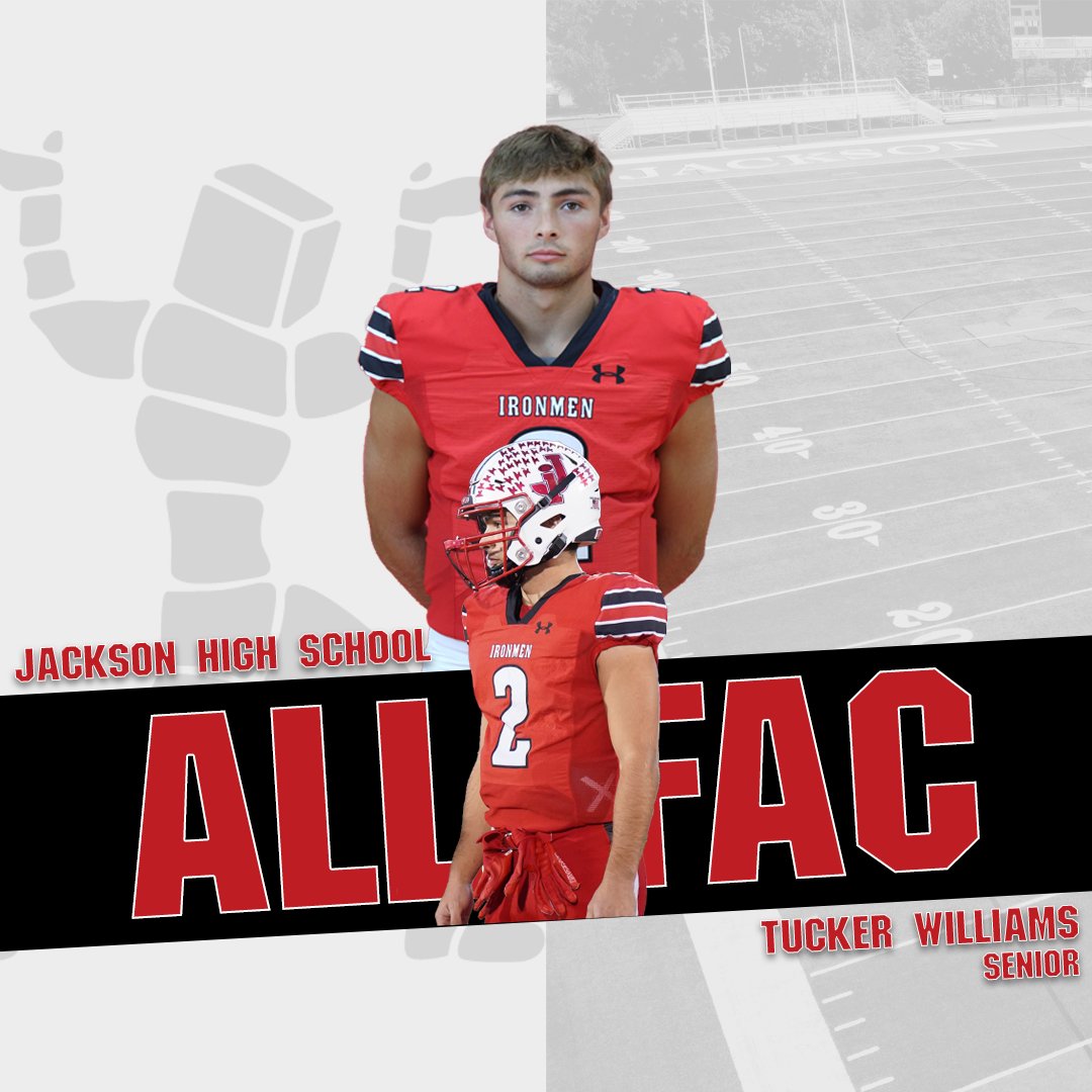 Congratulations to the Ironmen Football Seniors who were selected to ALL FAC. Nolan Johnson was also named the FAC POY. Other Seniors named ALL FAC were Bryce Dulaney, Tucker Williams, and Ryan Taylor.