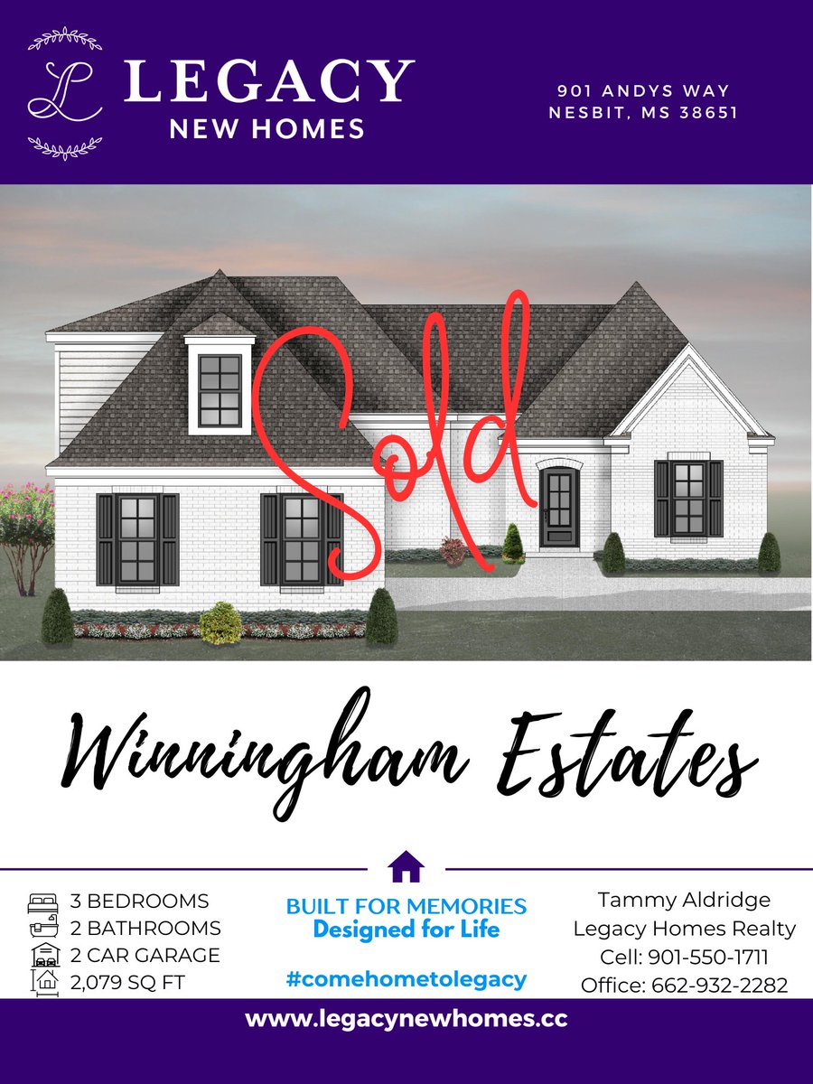 LegacyNewHomes0's tweet photo. Three homes sold already this week! Don’t miss your chance to secure a 4.99% interest rate on select homes—but hurry, this offer is only available until November 15th!
#comehometolegacy https://t.co/EGdgEzjcLo