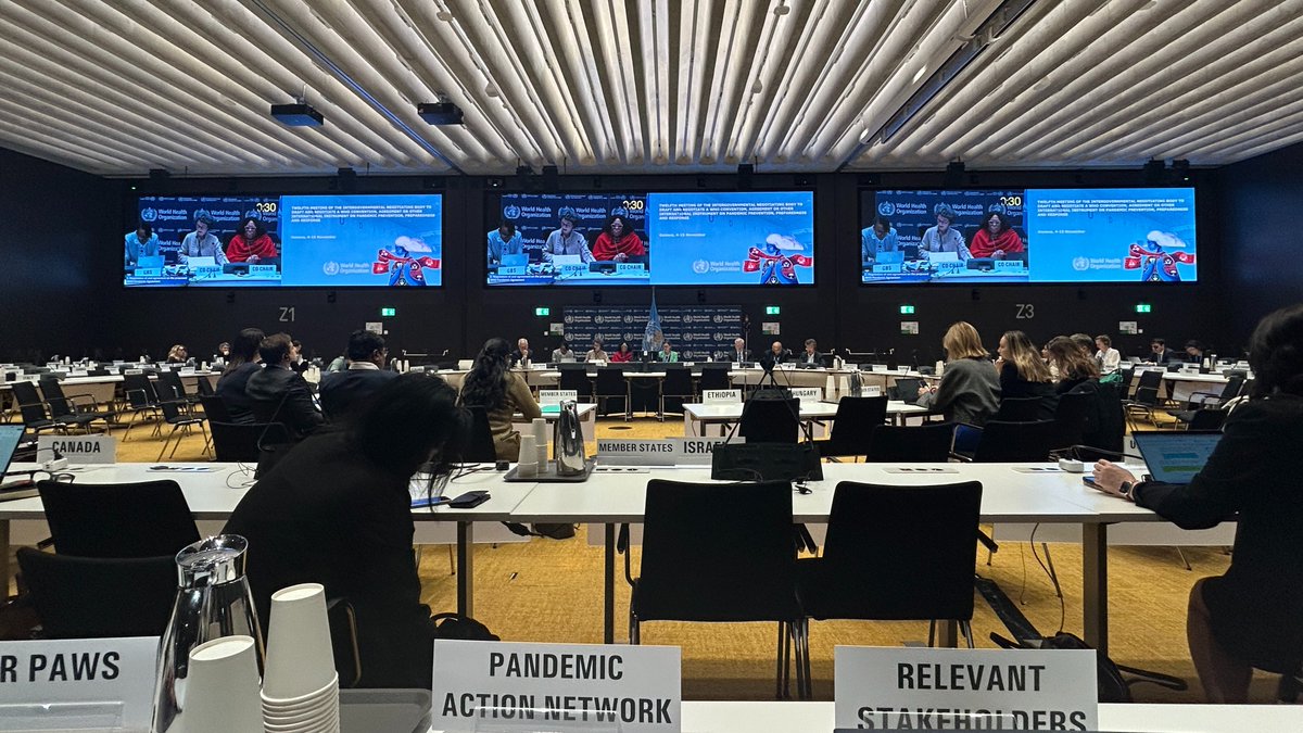 🧵 Another day at #INB12 passed with minimal progress, as the December deadline for a #pandemicagreement appears increasingly out of reach. 

Here’s a summary of Day 4⃣ discussions ⬇️