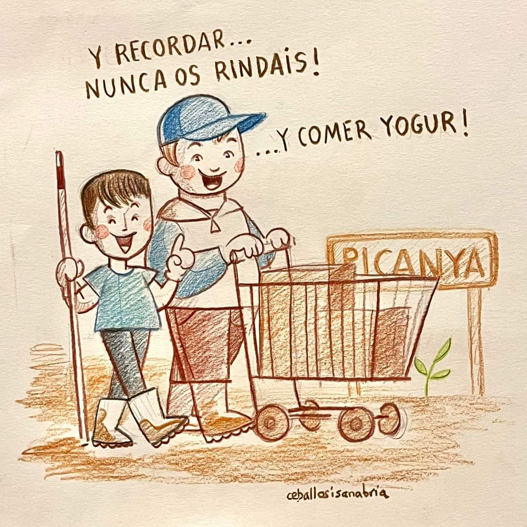 Los niños...nunca dejan de ser niños sea cual sea la situación que les toca vivir.💔