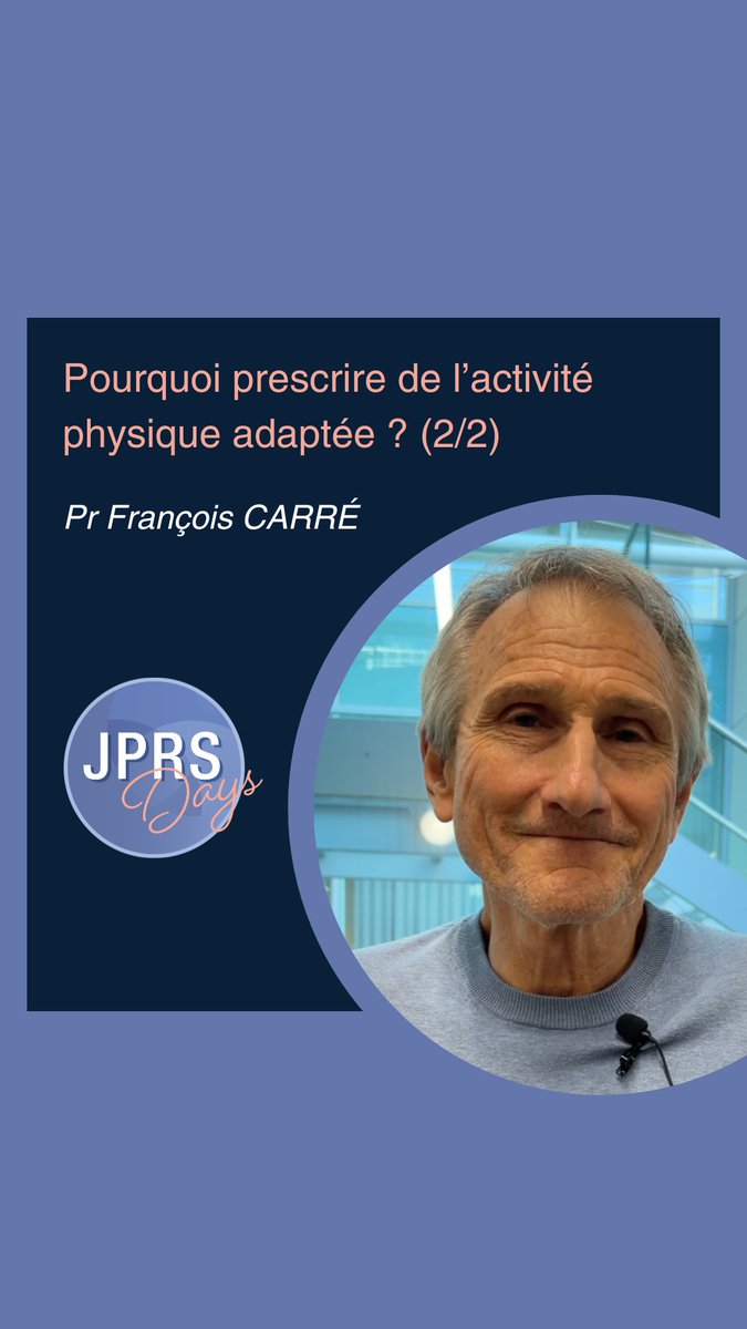 👨‍⚕️👩‍⚕️Médecins, pourquoi devez-vous prescrire de l'#ActivitéPhysique à vos patients ?
🎙 Le Pr François Carré rappelle les bienfaits de l'activité physique dans la prévention et le traitement des maladies chroniques.
#APA

youtube.com/watch?v=I0Xzi8…