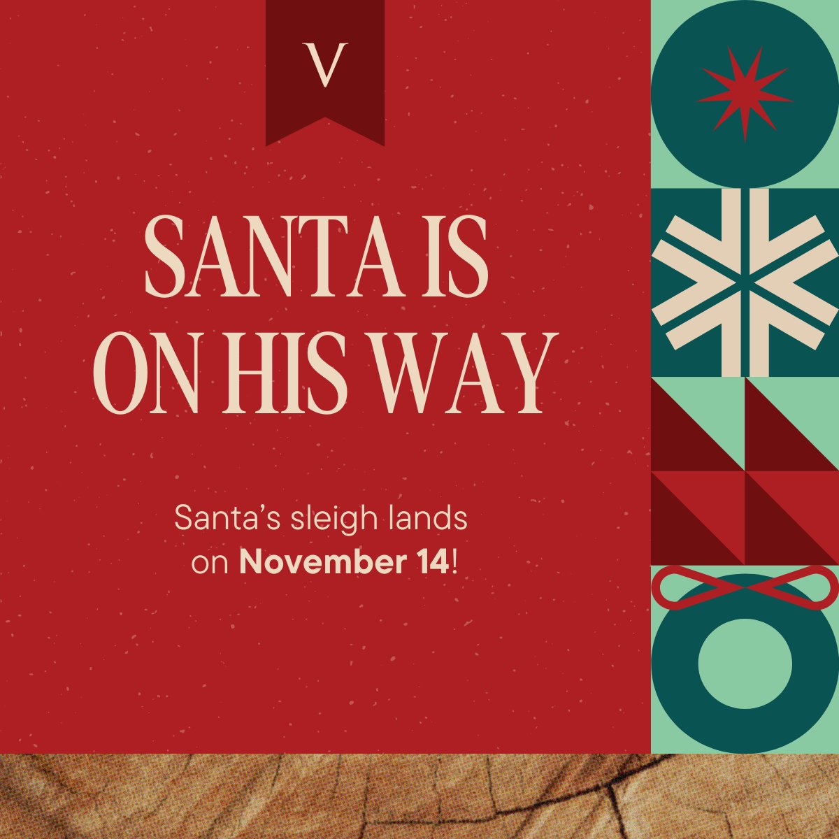 🎅Santa's sleigh is landing soon at St. Vital Centre!
Santa Reservations are OPEN! From Nov 14 to Dec 24, visit Santa in the Enchanted Forest at Centre Court. 🎄 Don’t miss your chance to capture magical moments with the big guy. Reserve your spot now: bit.ly/SVC_Santa-Phot…