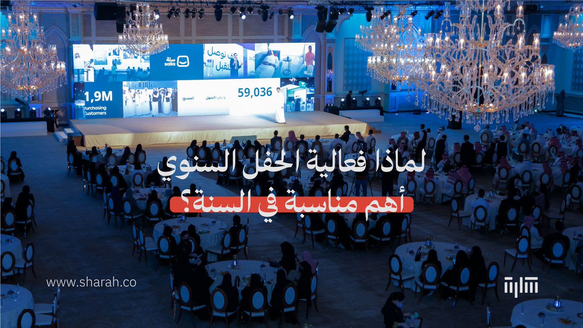 sharah_co's tweet image. #الحفل_السنوي أكثر من مجرد حدث سنوي تسود عليه الرتابة! مع تصاعد المنافسة بين الشركات لرفع مؤشرات الأداء في العمل وفق رؤية 2030، صار لايخفى علينا إن تقدير جهود رأس المال البشري والاحتفاء بهم أساس لتكوين #بيئة_عمل جاذبة للكفاءات المهنية، هذا التقدير يفتح آفاق جديدة ويعزز الولاء 🌟