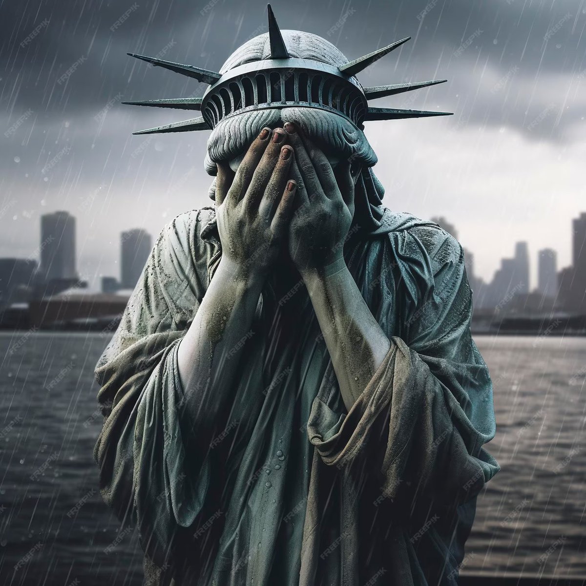 MichaelEMann's tweet photo. AI has captured it as well as any human could: https://t.co/oRgBJVunGW https://t.co/qMKR4itc2x