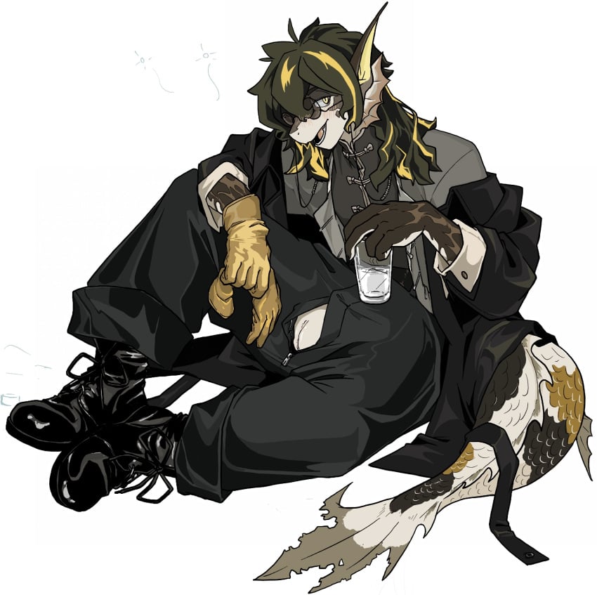 " Mm..~♡ Care for a drink~. "